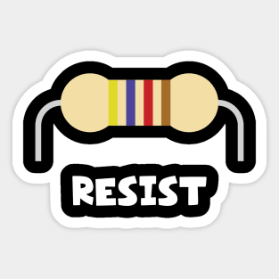 Resist - Electrical Engineer Gift Sticker